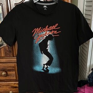 Old Navy Black Michael Jackson Graphic Tee